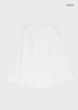 [MADE] Monier Cotton Flare Midi Skirt
