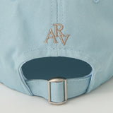 Avivere lettering cap light blue brown