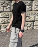 ダーリーマッスルフィットヘンリーTシャツ