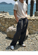 [S/S] Velvet round neck half sleeves (4color)