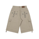 CROSS POCKET BERMUDA PANTS (BEIGE) F25ZD975