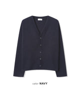 (UNISEX)ニット Vネック カーディガン