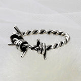 SVR-612 NTB Reloadable Silver Sliver925 Antique Silver Wire Ring Ring