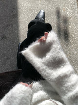 [Muffler Set/Wool Knit] コーゼンオフショルダールーズフィットタイニット