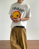 Sunday Printed Short-Sleeved T-Shirt