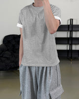 ベルディンロールアップショートスリーブTシャツ