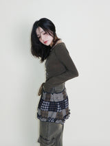 Kibet Heart Vintage Printed Long Sleeve T-Shirt
