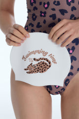 [Sweetie Leopard_brown]Uバック ワンピース スイムウェア
