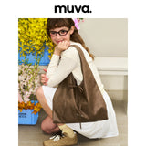 muva.ラージキャパシティ フォルダブル トートバッグ オリジナル ショルダーバッグ