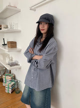Yanpo Over Check Shirt