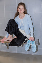 Nudge Lace Up Sneakers - Blue