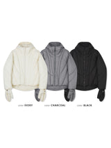 Winter Glove-Hood Puffer Jacket (3 Colors)