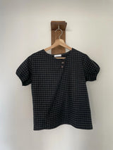 ritten check blouse