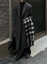 M2 WOOL REVERSE TUCK SLACKS