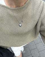オープンハートネックレス