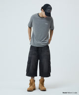 BERMUDA CARGO DENIM SHORT