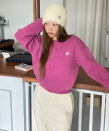 STITCH LOGO ROUND KNIT