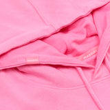 メロープリンティングフードT PINK