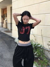 Dio Check Sagging Sweatpants (2c)