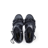 New Side Point Sandal Heel(Black)