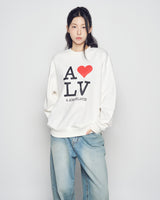 25FW LOVE ADLVスウェットシャツ クリーム