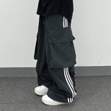 nylon track cargo pants