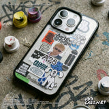 Hip Sticker Collage Epoxy Bumper iPhone Case