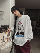 ブルースプリント長袖Tシャツ