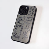NEWTOPIA_BioDoodle Bumper Mirror Phone Case (BK)