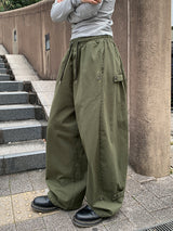 バルーンスナップワイドパンツ(3C)