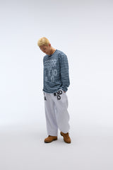 Weekend warrior typography printing long pants (Melange)_1