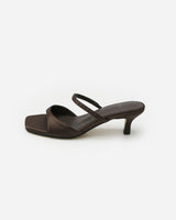 Seed satin strap mule