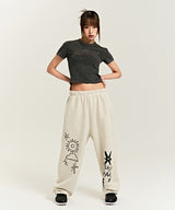 939 LOGO CROP TOP (CHARCOAL)