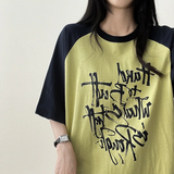 リミンボクシーフィットカラーラグラン半袖Tシャツ