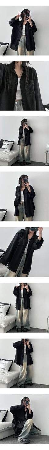 Dinshu Pocket Linen Shirt Shirt