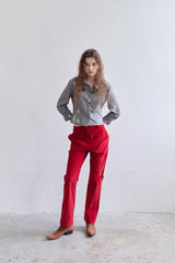 RED CORDUROY PANTS