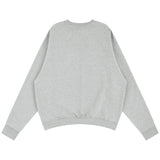 DOUBLE LOOP LOGO SLEEK SWEATSHIRT GRAY