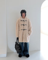 Half fur coat of soft tteokbokki
