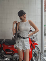 Dear Damage Denim Shorts