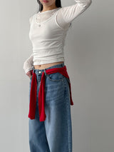 Feeling Tencel Round Neck T-shirt