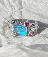 8 gemstone Ring