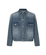[0001] Signature Mold Crop Denim Jacket