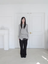 ロングブーツカットパンツ