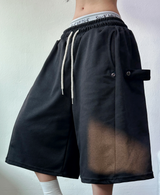 SNAP OVER BASIC BERMUDA PANTS 🩵💕🧸🤎8COLOR