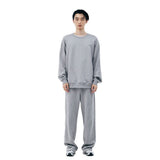 BASIC LOGO SWEAT PANTS [HEATHER GREY]