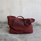 Big tote bag - Burgundy