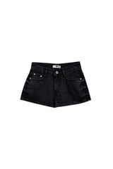 ペピーマイクロデニムショーツ / ブラック
