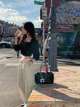 [MADE] BORRETT SHIRRING STRAP PANTS