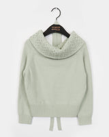 Weck Twisted Off-Shoulder Knit Set