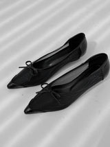 1209 メッシュ スティレット フラットシューズ(3 cm)
